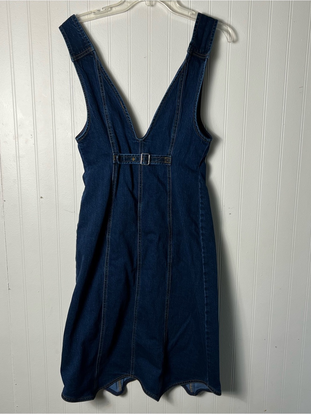 Pilcro Indigo Denim Double-Breasted Midi Dress - Picture 6 of 6